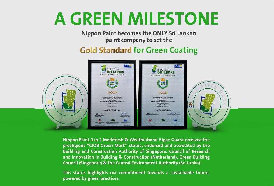 Nippon Paint Lanka became the first...