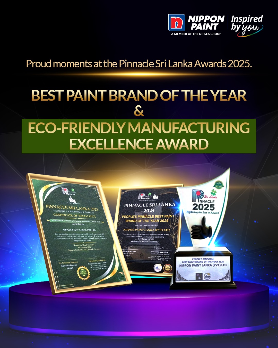 Honored with People’s Pinnacle
Bes...